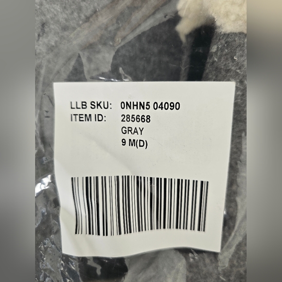 L.L. Bean Gray and Black Men's Size 9 Boot Liners - Picture 6 of 9